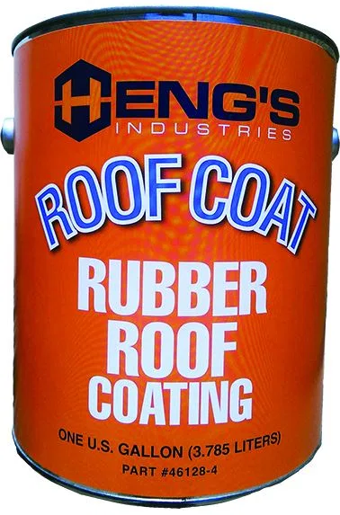 46032 – HENG'S IND Roof Coating, Use To Seal Seams And Tears/ Seal Vents And Air Conditioners For Rubber Roofs Non-Po...
